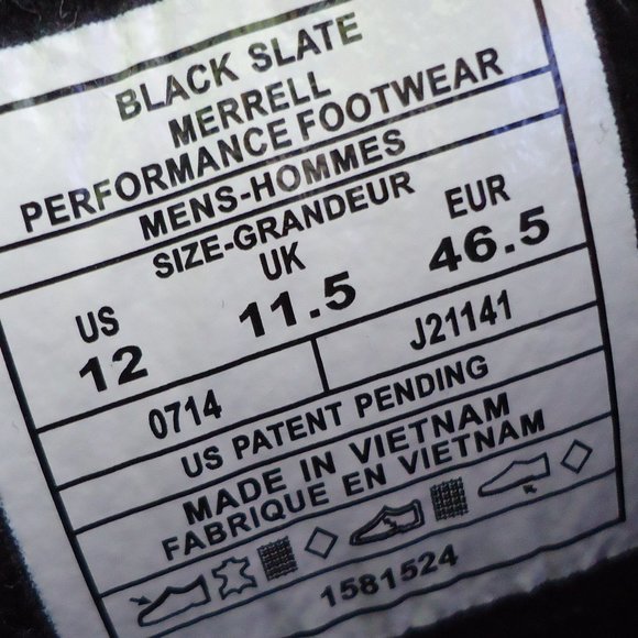 SIZE 12. MERELL insulated waterproof zip up front suede boot. main image 12